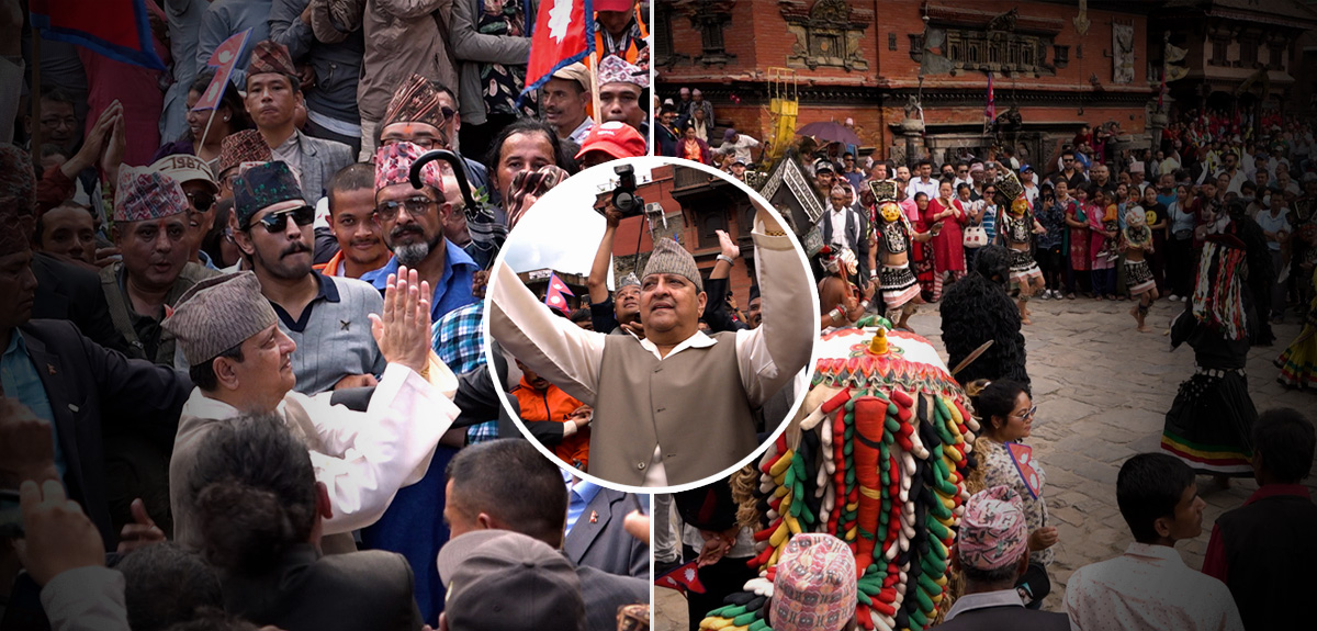 भक्तपुरमा पूर्वराजाको क्रेज [तस्बिरहरू]